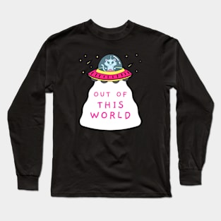 Alien Spaceship Long Sleeve T-Shirt